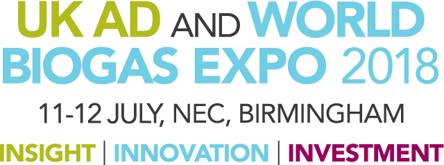 Logo UK AD and WORLD BIOGAS EXPO 2018
